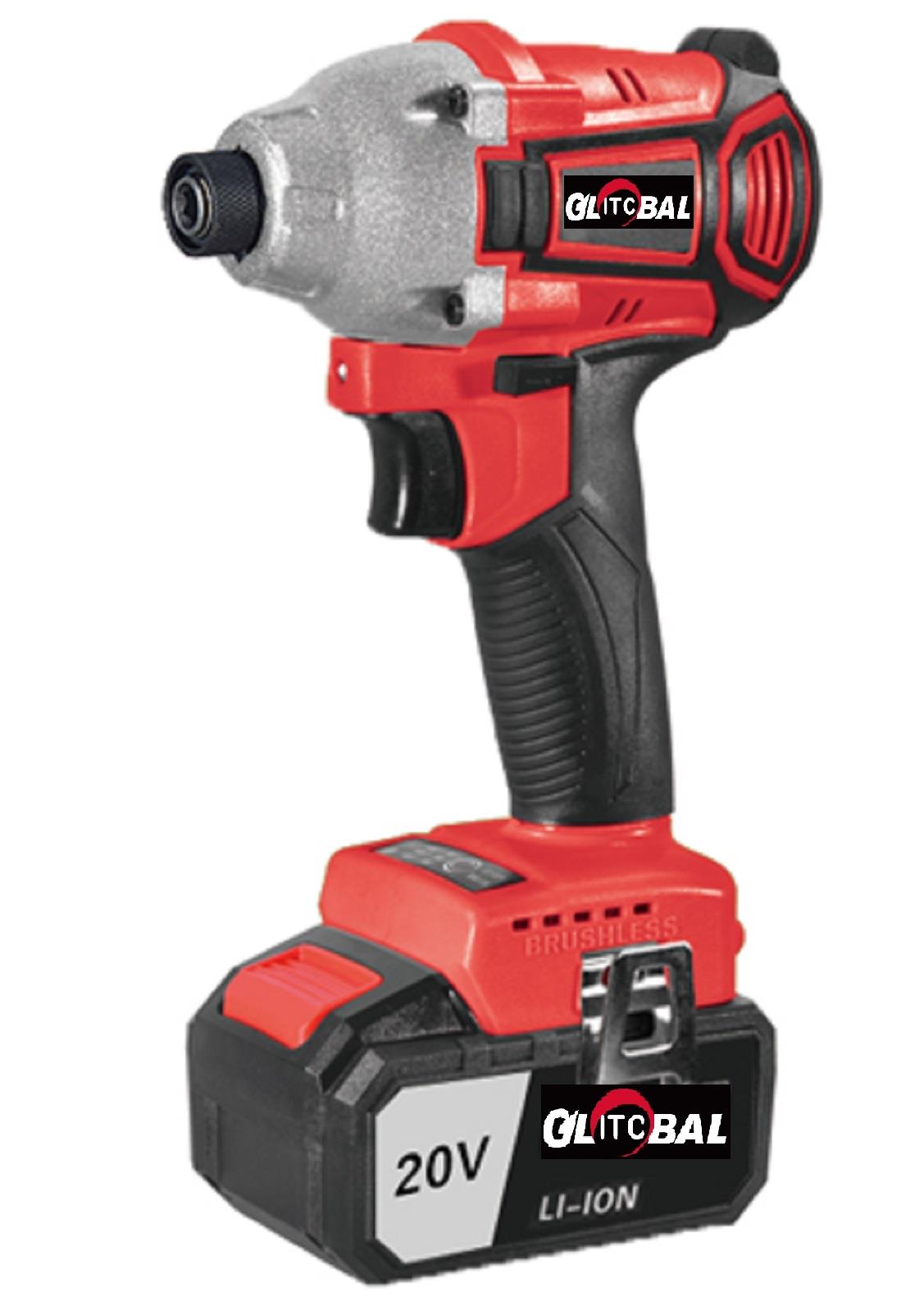 STC8908A Brushless Motor DC20V Li-Ion Battery Cordless/Electric Impact Screwdriver Tools - Image 2