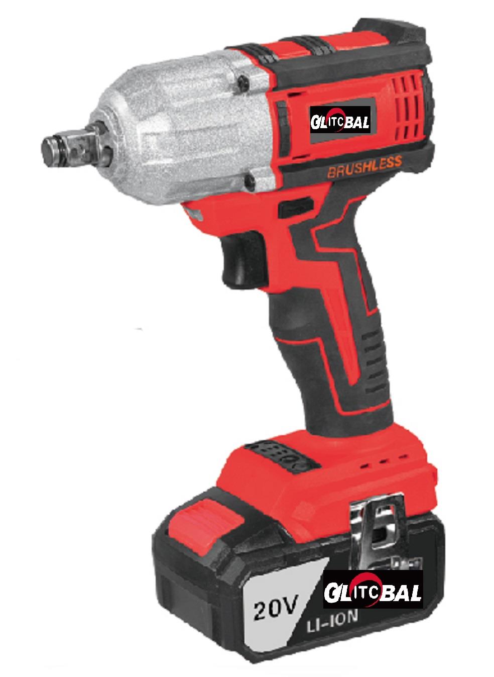 STC9910-1 Brushless Motor 450N.m Li-Ion Battery Cordless Impact Wrench Power Tools - Image 2