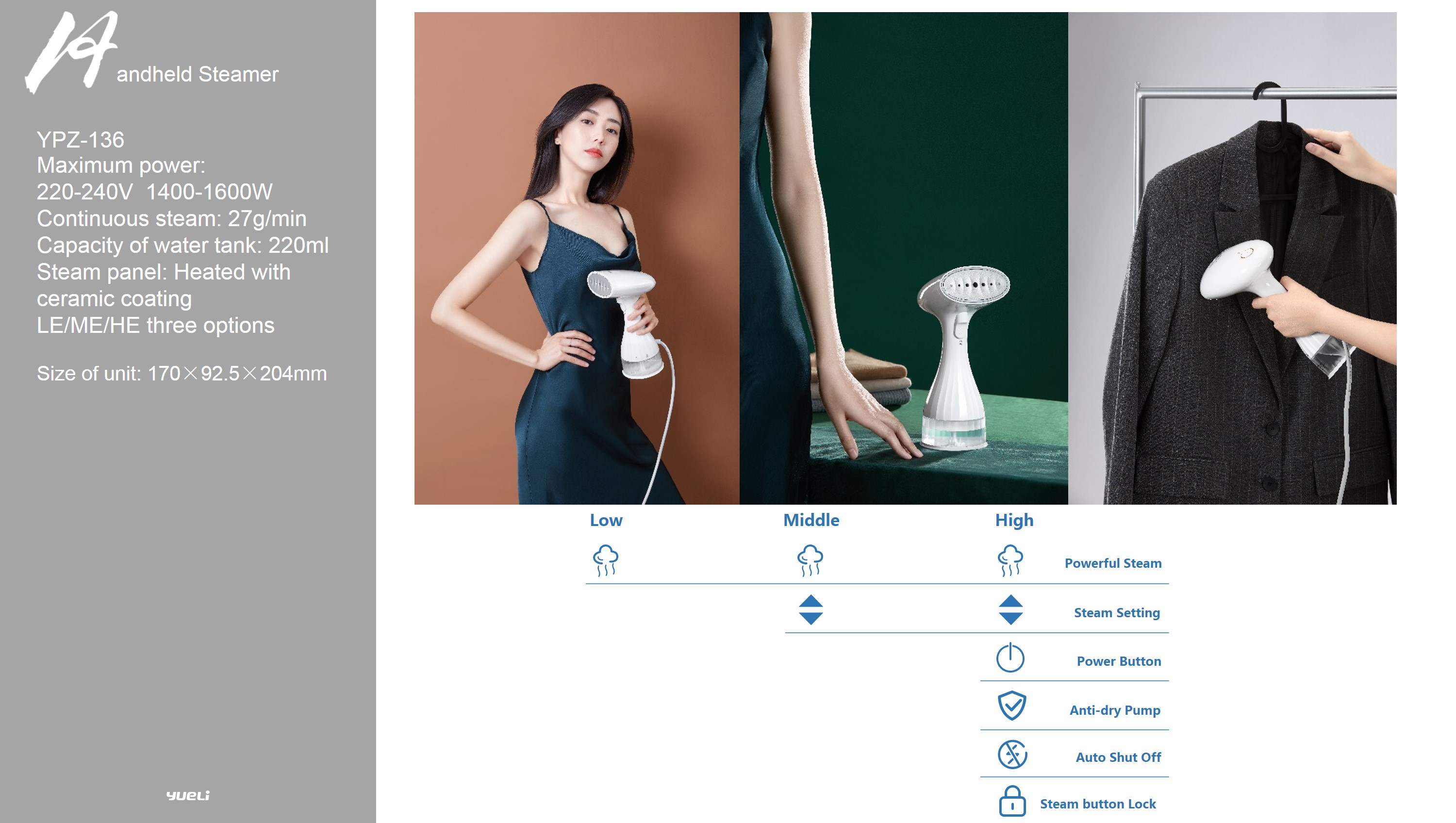 Handheld Garment Steamer