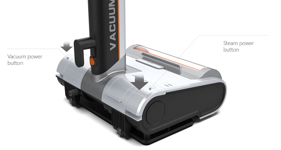 Vacuum and steam power control interface