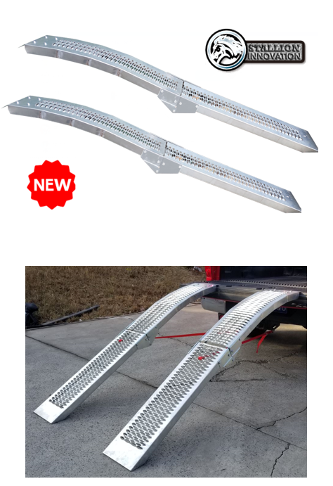 Folding Steel Arched Loading Ramps