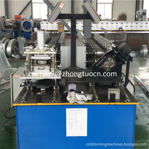 Full scale steel shutter door production line