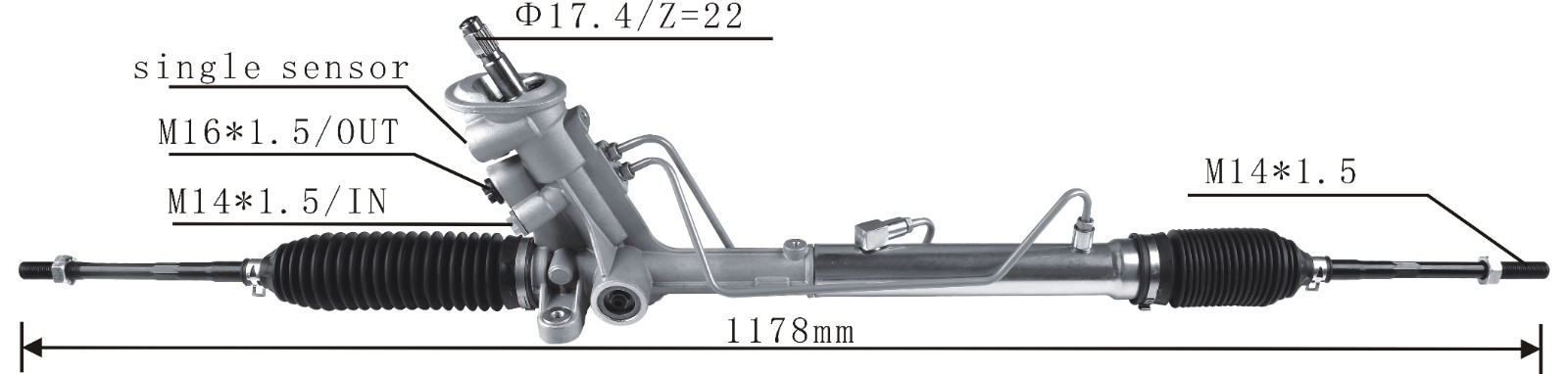 Steering Rack for VW Polo Single Sensor/Skoda Fabia - Image 2