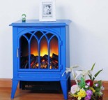 Electric Fireplace with Faux Flame Effect