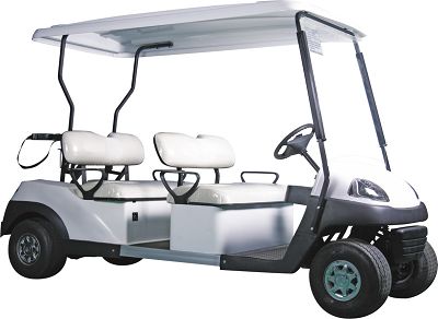 Electric Golf Cart with Seating for Six