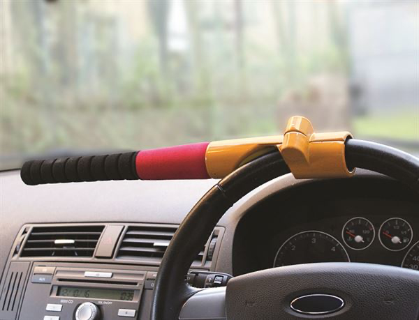 High Visibility Vehicle Steering Wheel Lock