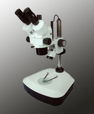 Stereo Zoom Microscope with Fan-Style Base