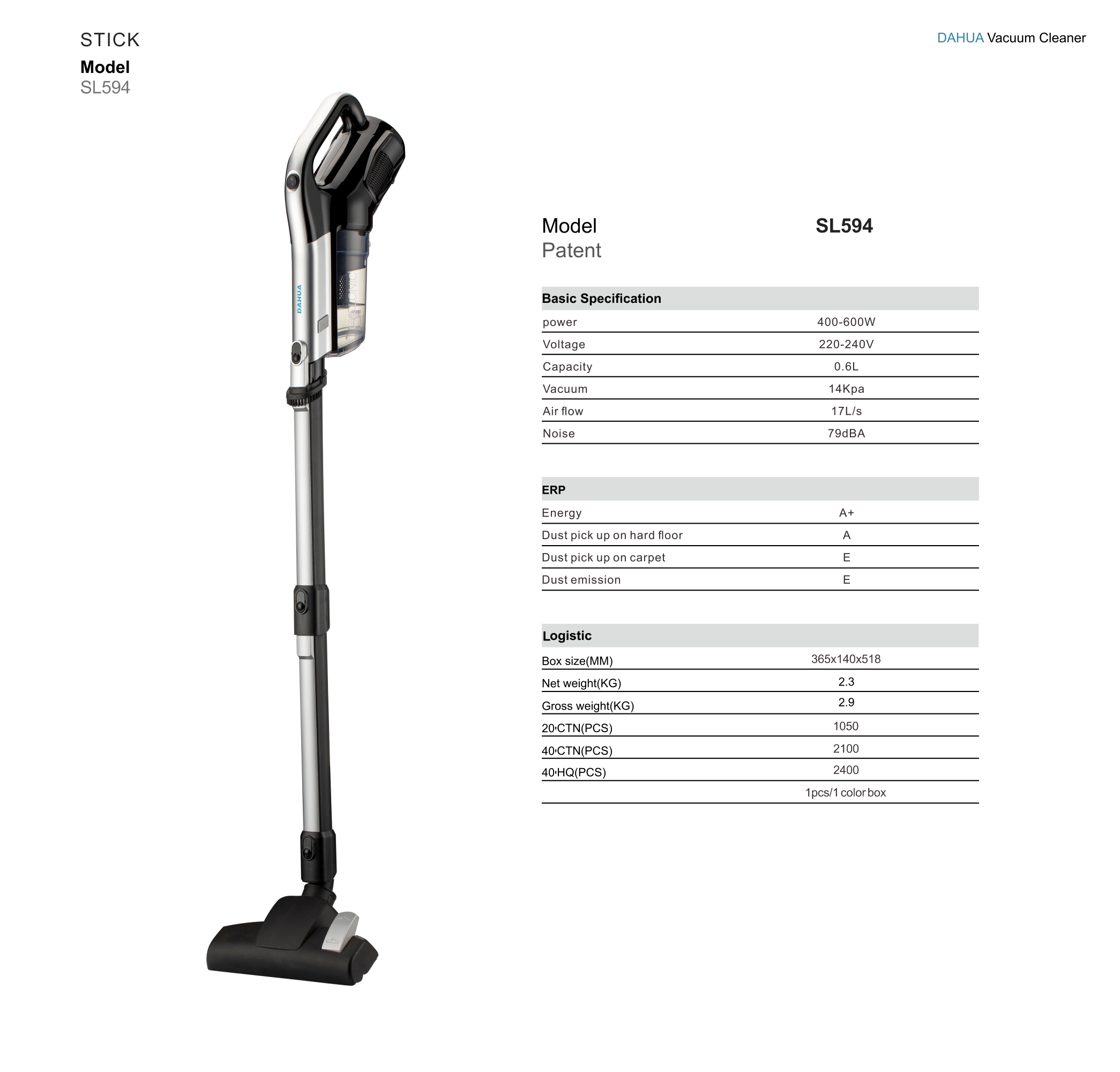 Cordless Stick Vacuum Cleaner