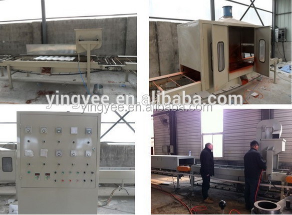 Automated stone coated tile manufacturing machine