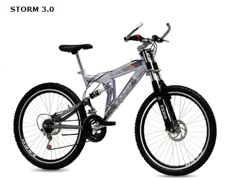 Full Suspension Mountain Bicycle
