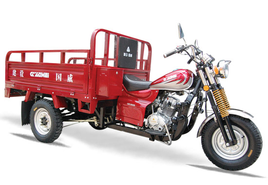 150cc Three-Wheeled Cargo Motorcycle with Dual-Shock Suspension