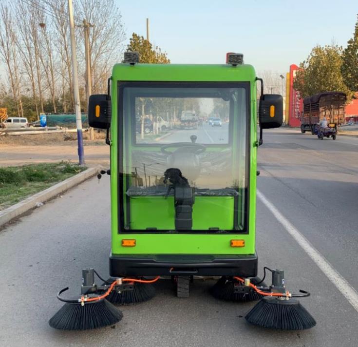 Street sweeping machine road sweeper equipment floor sweeper with blower - Image 3