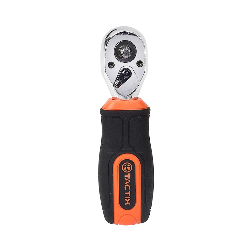 Stubby Ratchet Handle with 1/4 and 3/8 Inch Drive