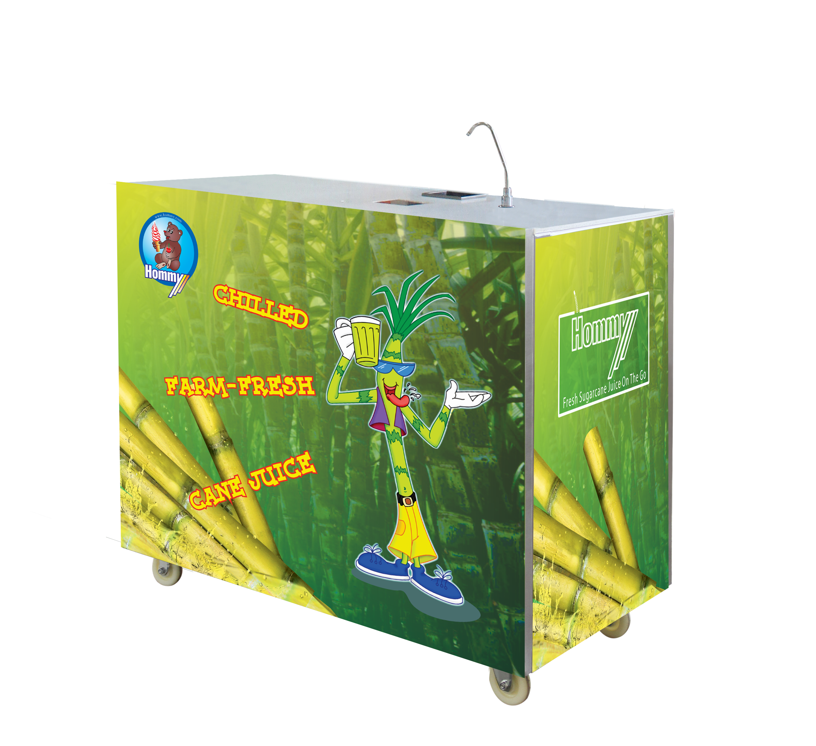 sugarcane juice machine with chriller and freezer - Image 2