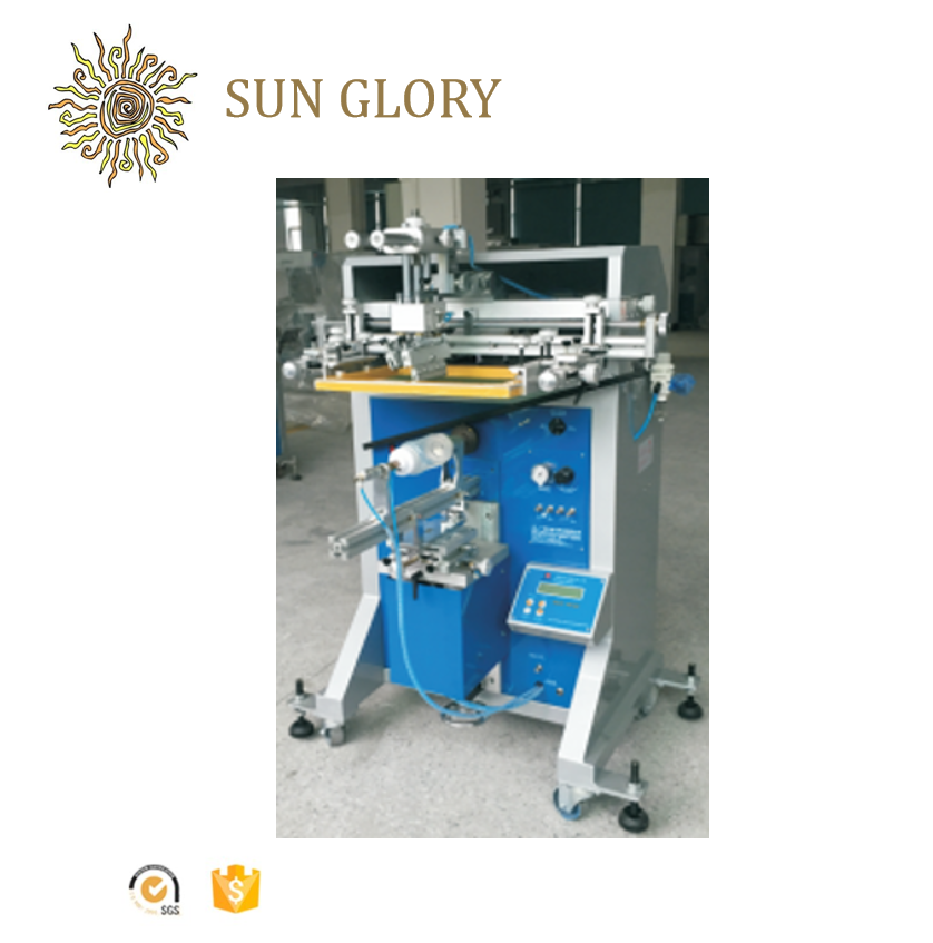 Sun Glory stainless steel bottle insulated thermos copper bottle screen printing logo printing machine - Image 2