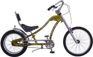 Custom Chopper Bicycle with Banana Seat
