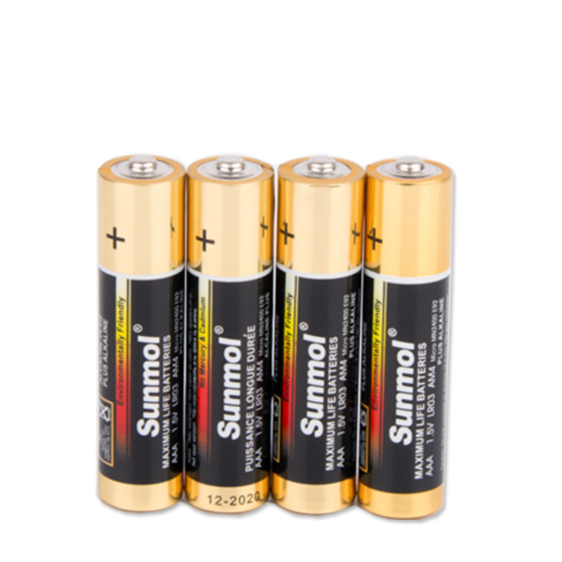 Sunmol Brand 24PCS/Case 12PCS/Case AAA Alkaline Batteries Pilas AAA 1.5V Aluminium Foil Jacket OEM Product - Image 2