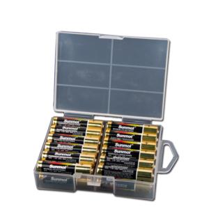 Retail case packaging options for AAA alkaline batteries