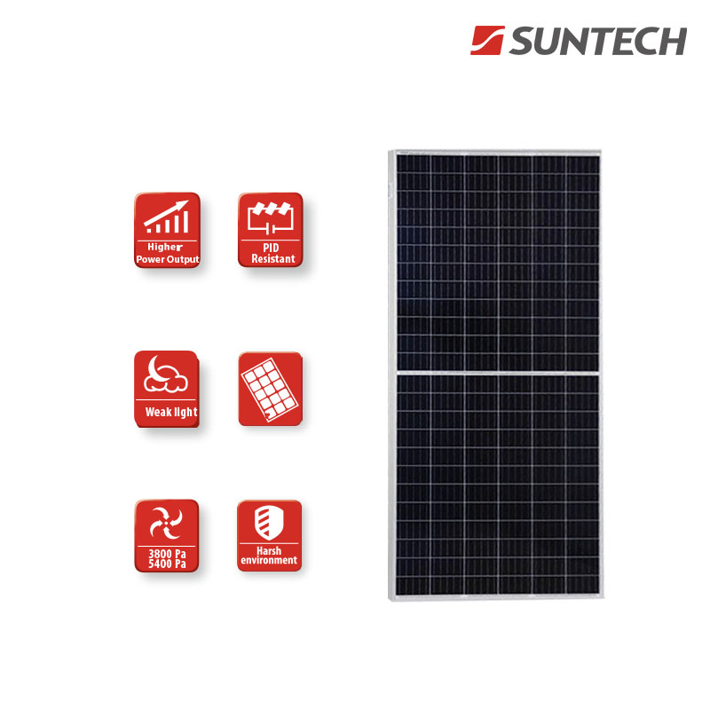 Suntech Solar 144cells 400W Half Cut Mono Solar Panel 9bb for Solar System, PV Module - Image 2