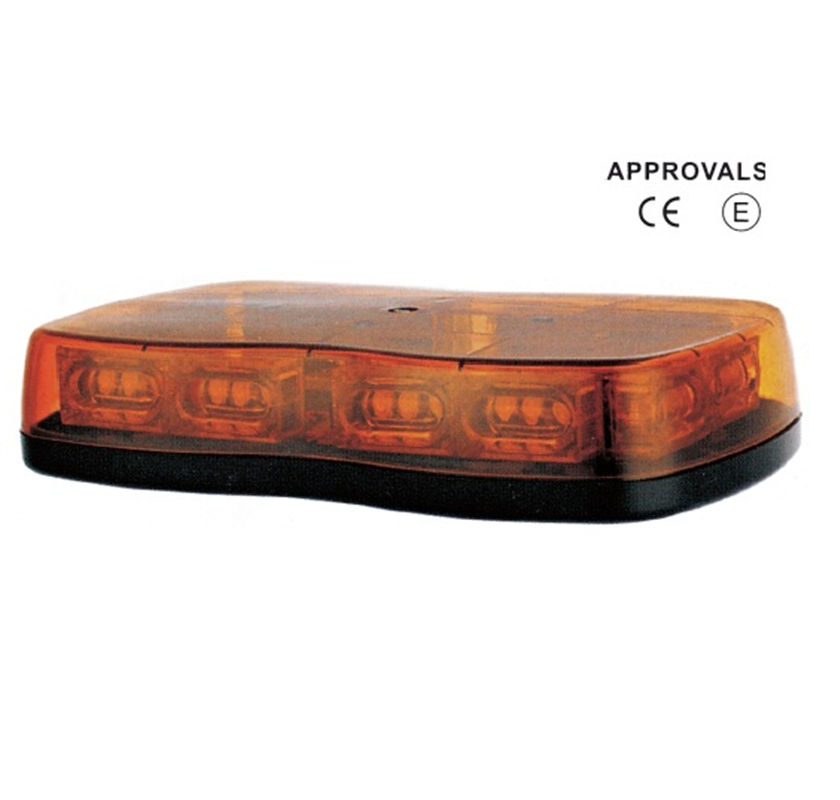 Super bright DC12-48V 10 Functions Car security Led Strobe Light bar , Roof top amber led - Image 3