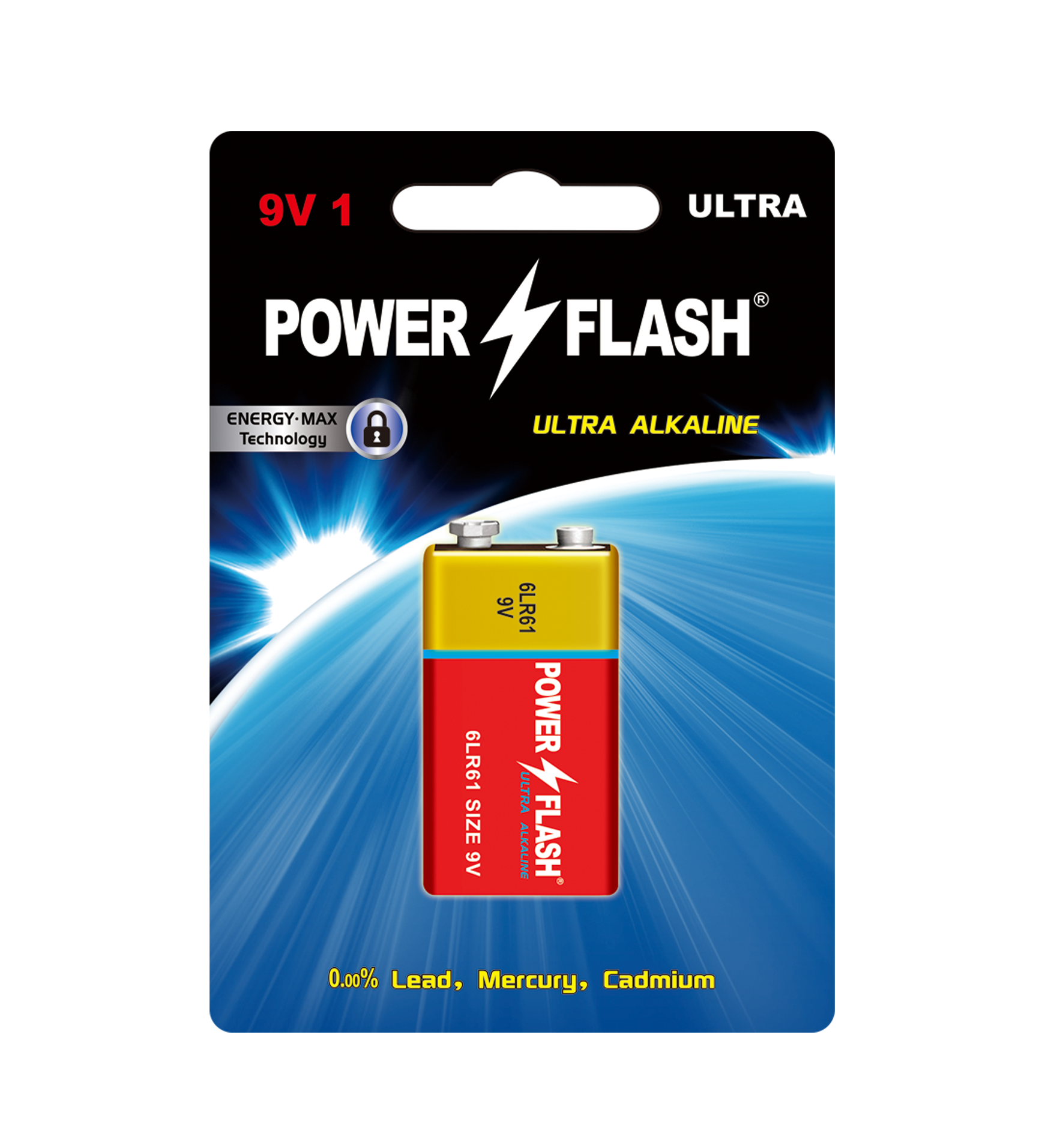 Super quality Alkaline Battery aluminum jacket 6LR61 9V can be OEM - Image 2