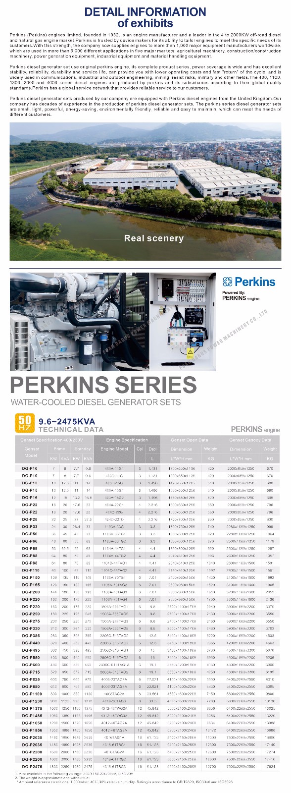 super sinet generator(power by perkins) - Image 2