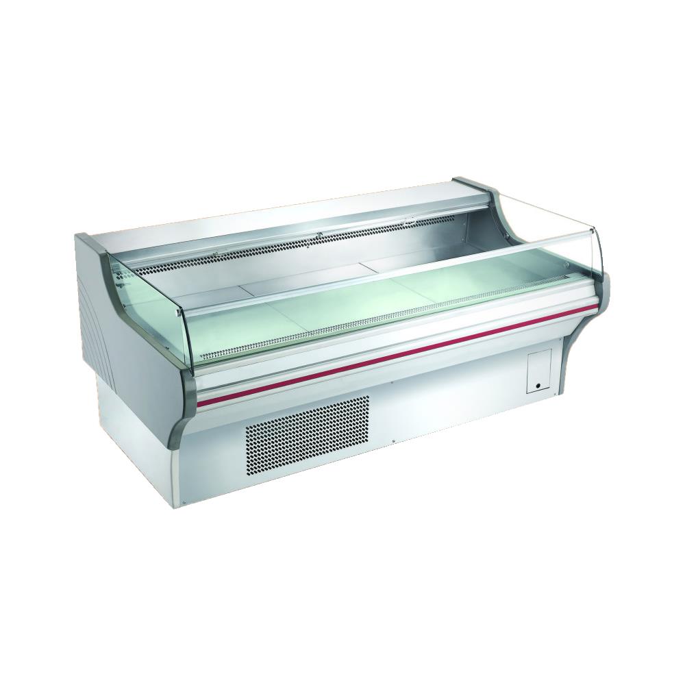 Supermarket Fresh Meat Display Cabinet Meat Serve Over Counter Cooler - Image 2