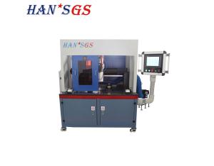 Laser cladding machine unit with control panel and enclosure