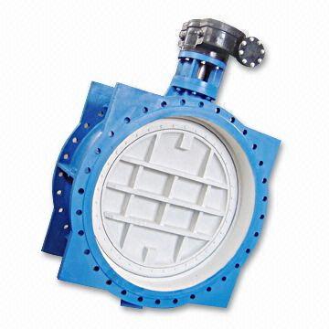 Double Eccentric Flanged Butterfly Valve with Gear Operator