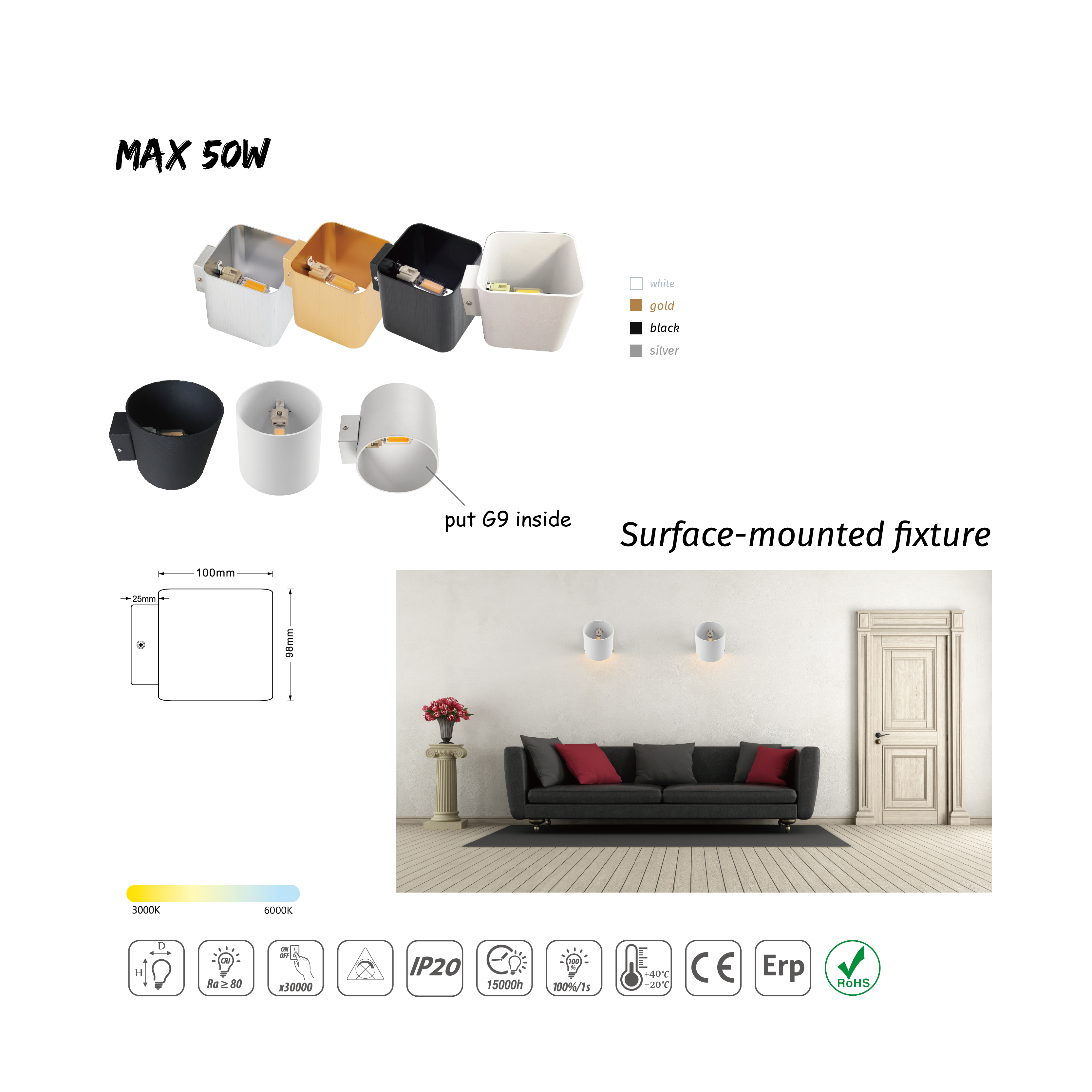 surface-mounted fixture - Image 2