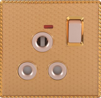Decorative Electrical Outlet and Toggle Switch Combination