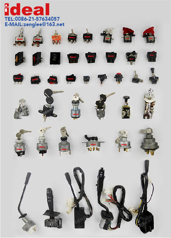Automotive Toggle and Ignition Switch Assortment