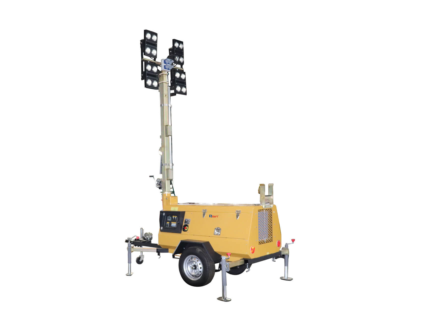 SWT TN series 8.8m high LED lighting tower - Image 3
