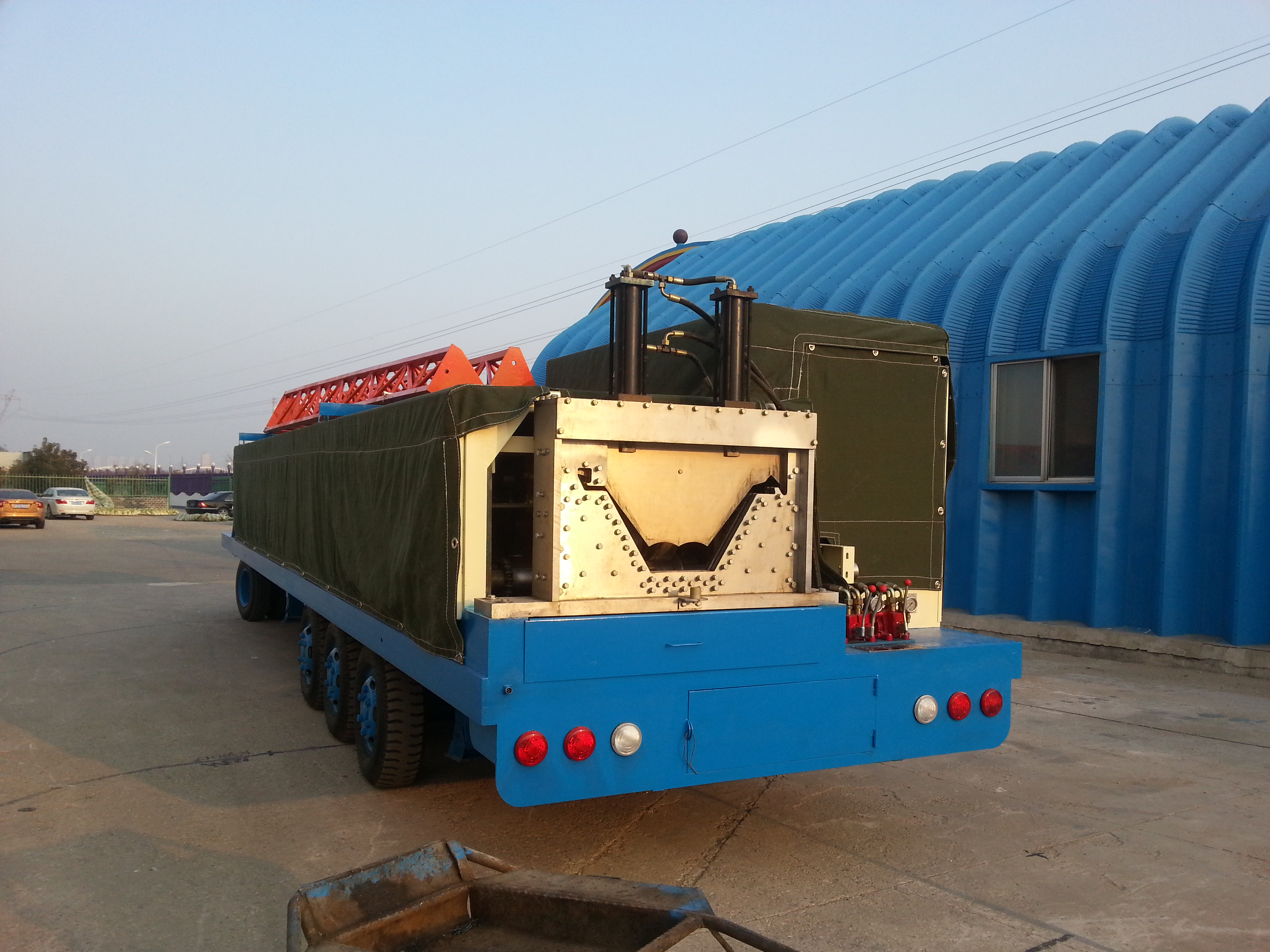 SX-1250-800 Super Span Beamless Arch Roof Machine - Image 3