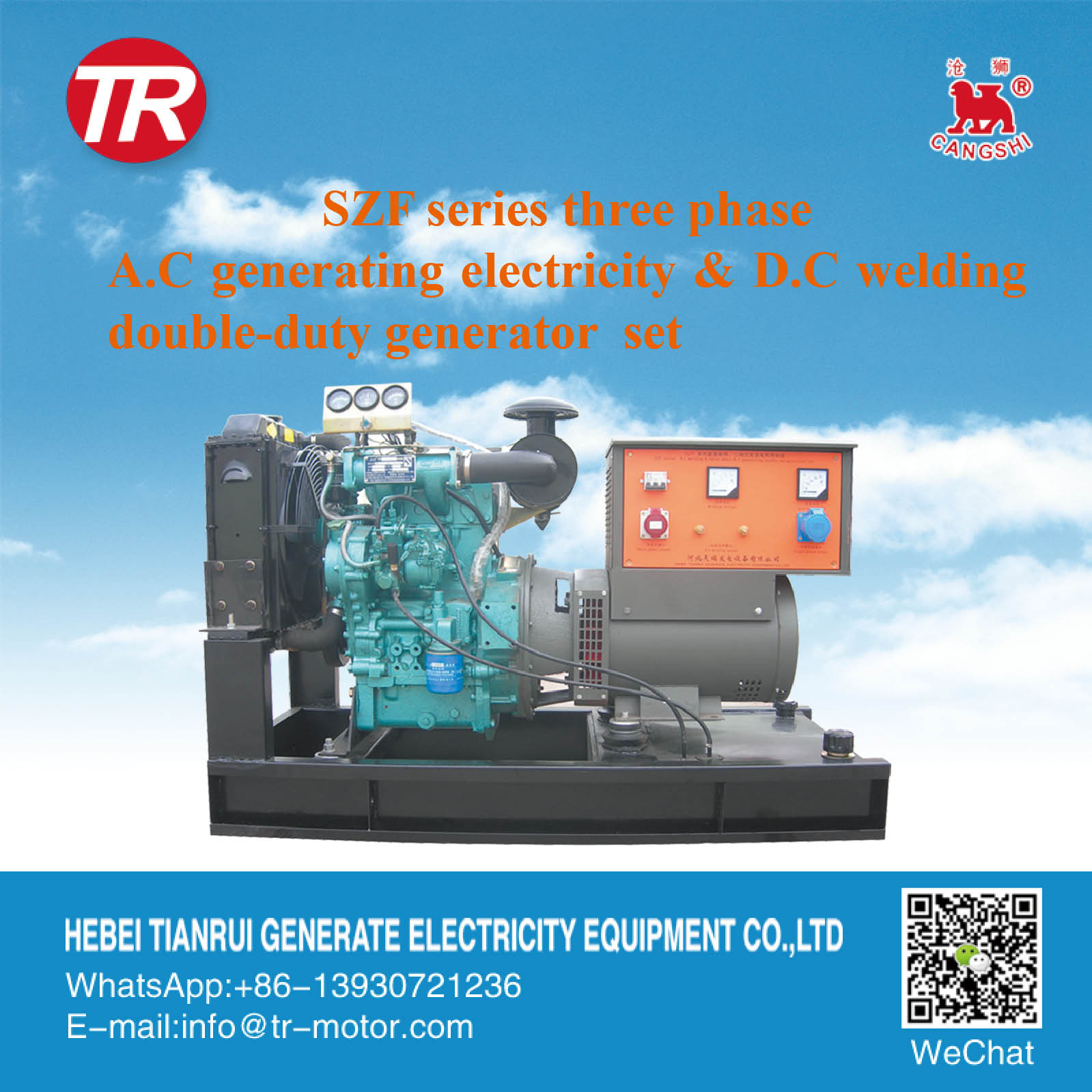 AC/DC Dual-Purpose Generator Welder