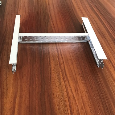 Individual metal T-shaped ceiling component