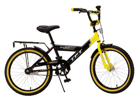 Children's Bicycle with Fenders and Rear Rack