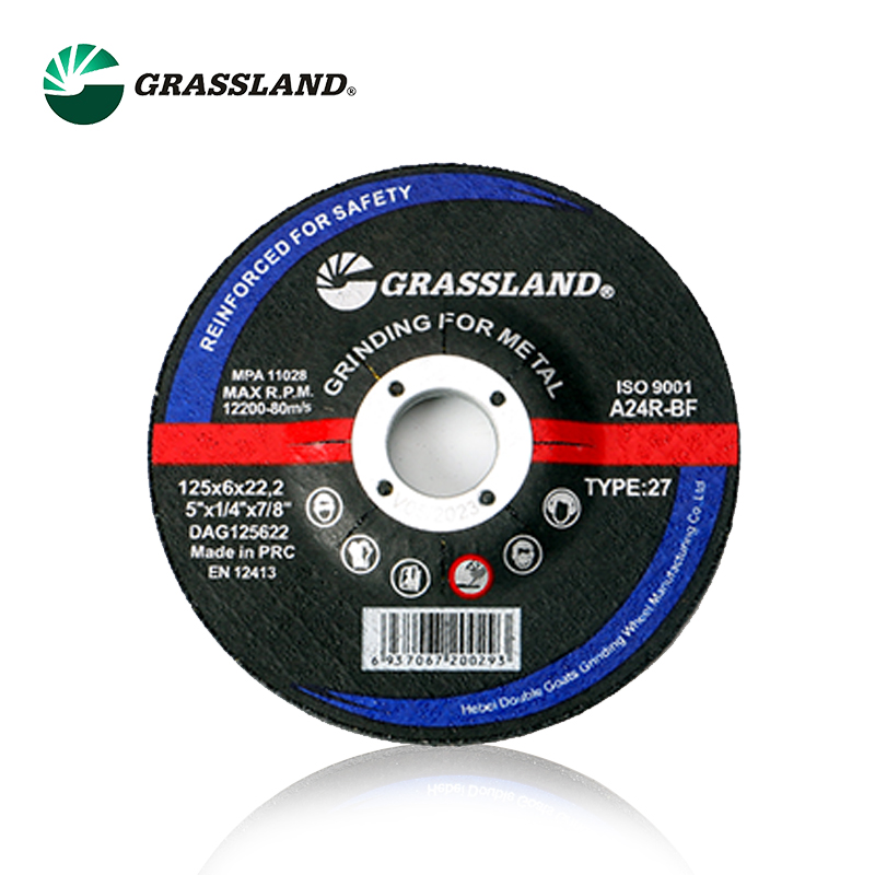 T27-125X6X22.23 METAL Grinding wheel Red 3 Nets - Image 2