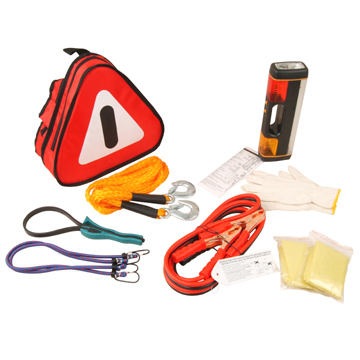 Emergency Roadside Assistance Kit with Tools and Equipment
