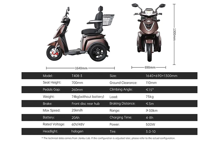 T408-3 dimensions and technical specifications