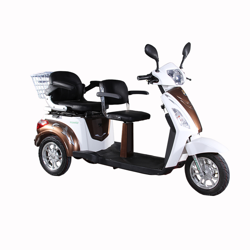 T409 EEC 2 Seat Mobility Scooter 3 Wheel Electric Tricycle - Image 3