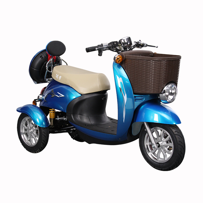 T412 Handicapped Scooter 3 Wheel Electric Tricycle with Front Basket - Image 3
