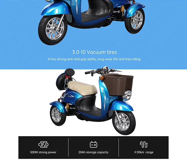 Side profile showing wheels and basket
