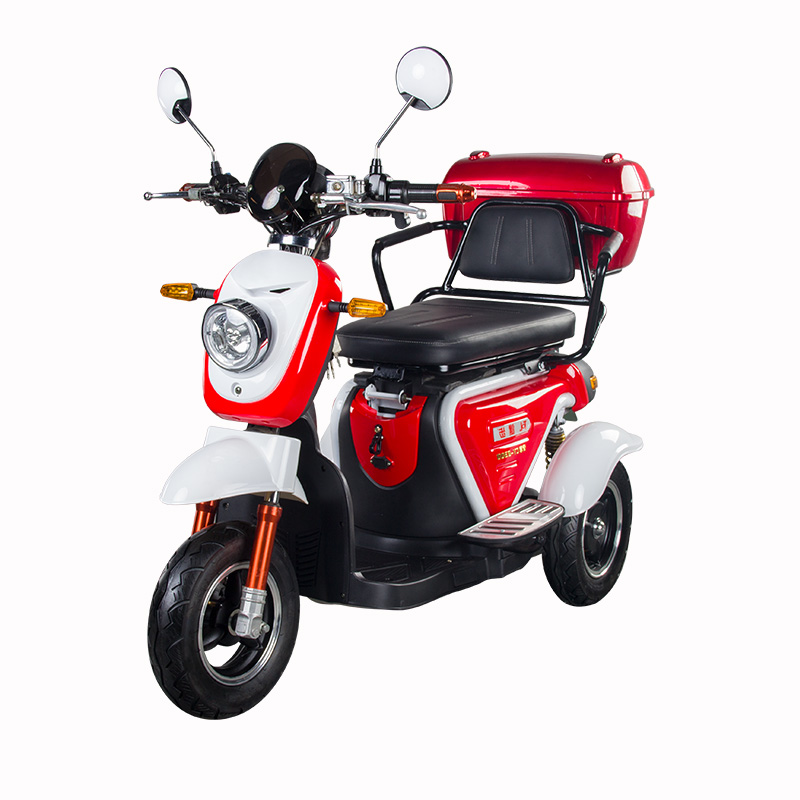 T413-3 48v 500w 3 Wheel Electric Tricycle with Seat for Adults - Image 3