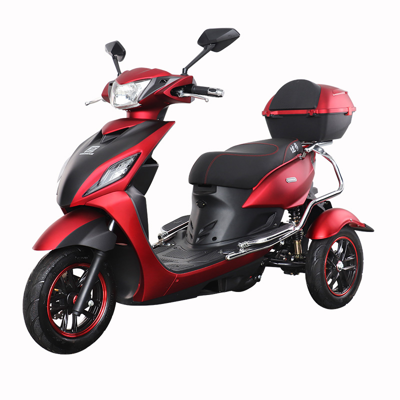 T415 48V 500W 3 Wheel Electric Tricycle Electric Motorcycle with Seat for Adults - Image 3