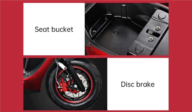 Tricycle seat bucket and braking components