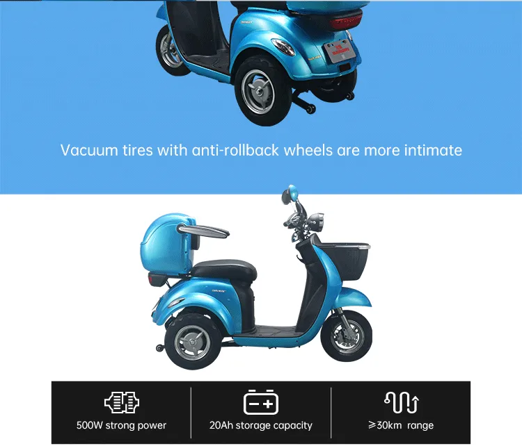 Close-up showing motor and tire features
