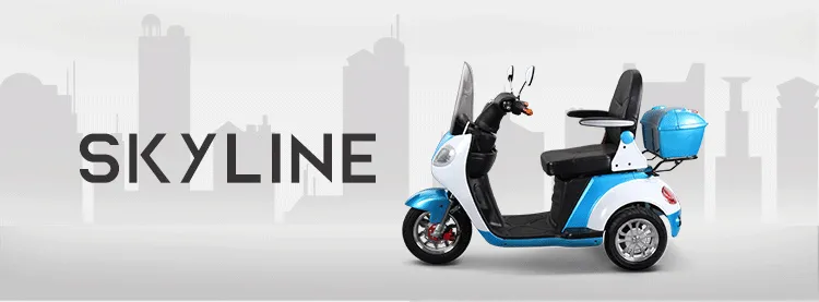 T418 three-wheel electric mobility scooter for adults