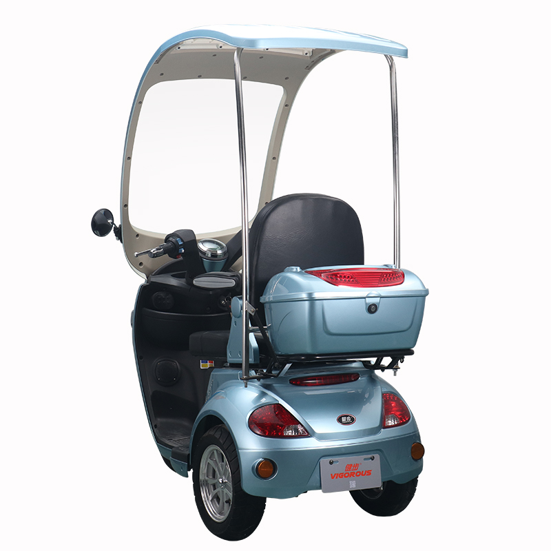 Three-Wheel Electric Mobility Scooter with Canopy