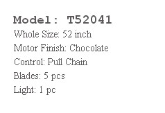 Indoor Ceiling Fan with Light Kit